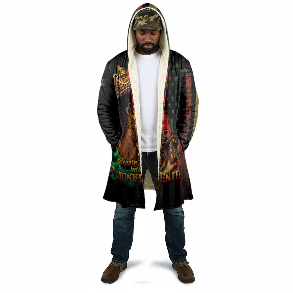 Steppin' into Juneteenth 1865 Cloak Melanin Cowgirl Grunge Style