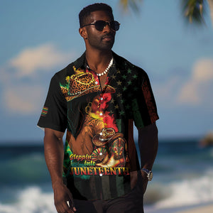 Steppin' into Juneteenth 1865 Hawaiian Shirt Melanin Cowgirl Grunge Style