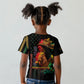 Steppin' into Juneteenth 1865 Kid T shirt Melanin Cowgirl Grunge Style