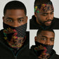 Steppin' into Juneteenth 1865 Neck Gaiter Melanin Cowgirl Grunge Style