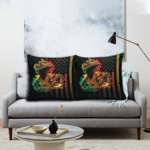 Steppin' into Juneteenth 1865 Pillow Cover Melanin Cowgirl Grunge Style