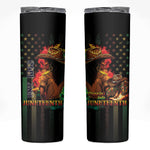 Steppin' into Juneteenth 1865 Skinny Tumbler Melanin Cowgirl Grunge Style