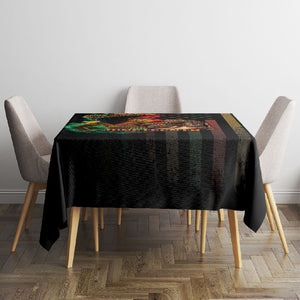 Steppin' into Juneteenth 1865 Tablecloth Melanin Cowgirl Grunge Style