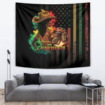 Steppin' into Juneteenth 1865 Tapestry Melanin Cowgirl Grunge Style