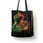 Steppin' into Juneteenth 1865 Tote Bag Melanin Cowgirl Grunge Style