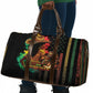 Steppin' into Juneteenth 1865 Travel Bag Melanin Cowgirl Grunge Style