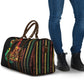 Steppin' into Juneteenth 1865 Travel Bag Melanin Cowgirl Grunge Style