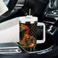 Steppin' into Juneteenth 1865 Tumbler With Handle Melanin Cowgirl Grunge Style