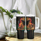 Steppin' into Juneteenth 1865 Tumbler With Handle Melanin Cowgirl Grunge Style