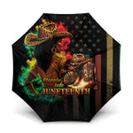 Steppin' into Juneteenth 1865 Umbrella Melanin Cowgirl Grunge Style