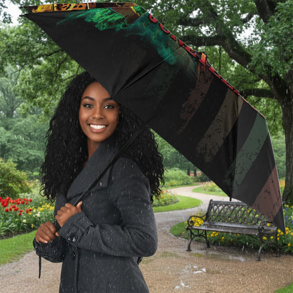 Steppin' into Juneteenth 1865 Umbrella Melanin Cowgirl Grunge Style