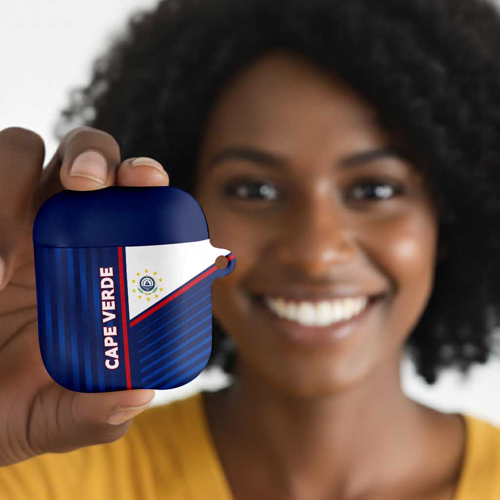 Cape Verde Football AirPods Case Unique Style