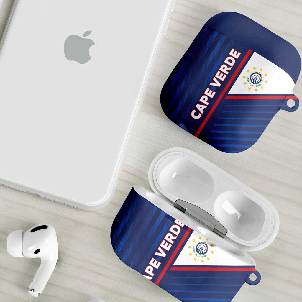 Cape Verde Football AirPods Case Unique Style