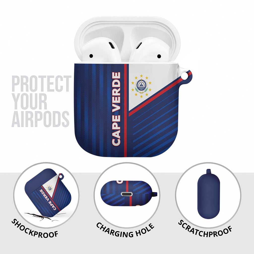 Cape Verde Football AirPods Case Unique Style