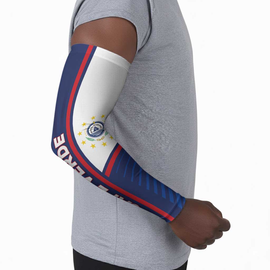 Custom Cape Verde Football Arm Sleeves Unique Style