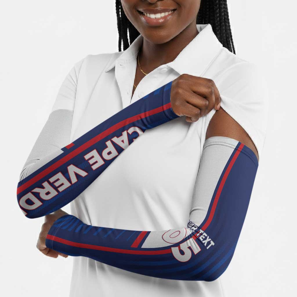 Custom Cape Verde Football Arm Sleeves Unique Style
