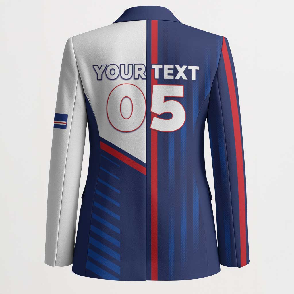 Custom Cape Verde Football Blazer Unique Style