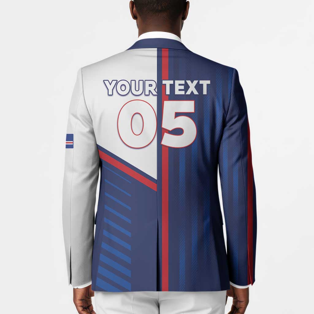 Custom Cape Verde Football Blazer Unique Style