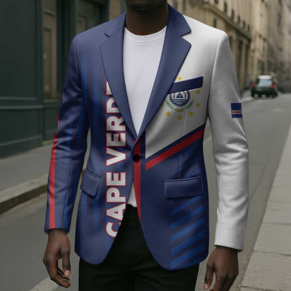 Custom Cape Verde Football Blazer Unique Style