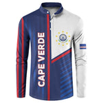 Custom Cape Verde Football Button Sweatshirt Unique Style