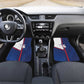 Custom Cape Verde Football Car Mats Unique Style - African Pride