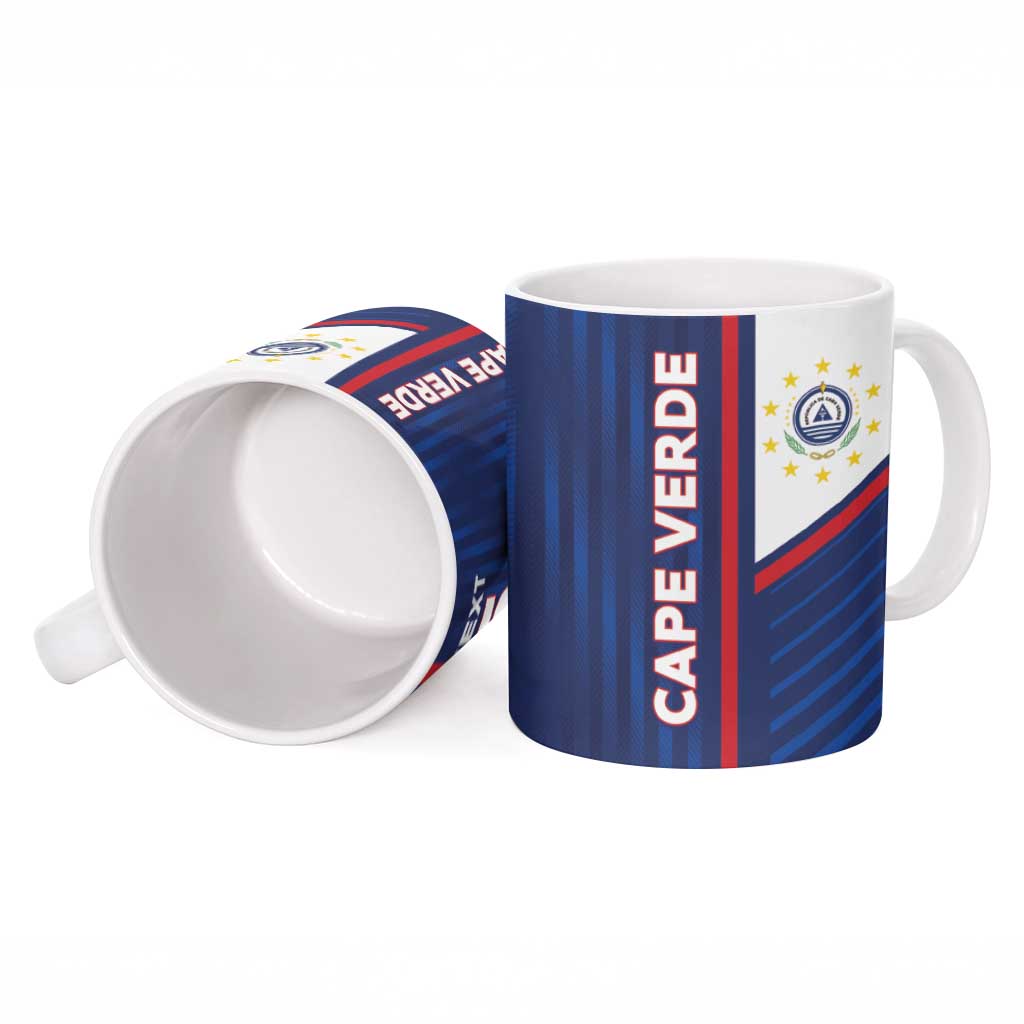 Custom Cape Verde Football Ceramic Mug Unique Style