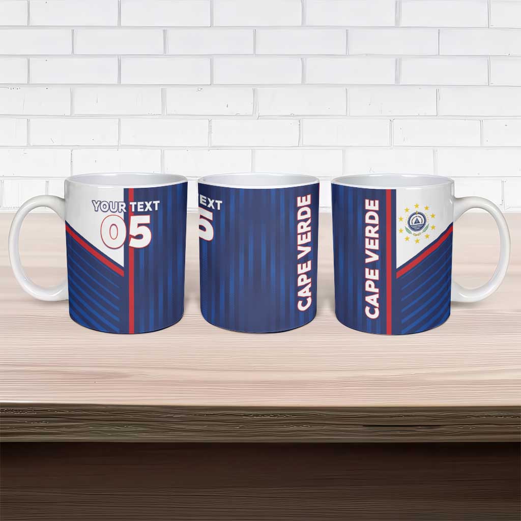 Custom Cape Verde Football Ceramic Mug Unique Style