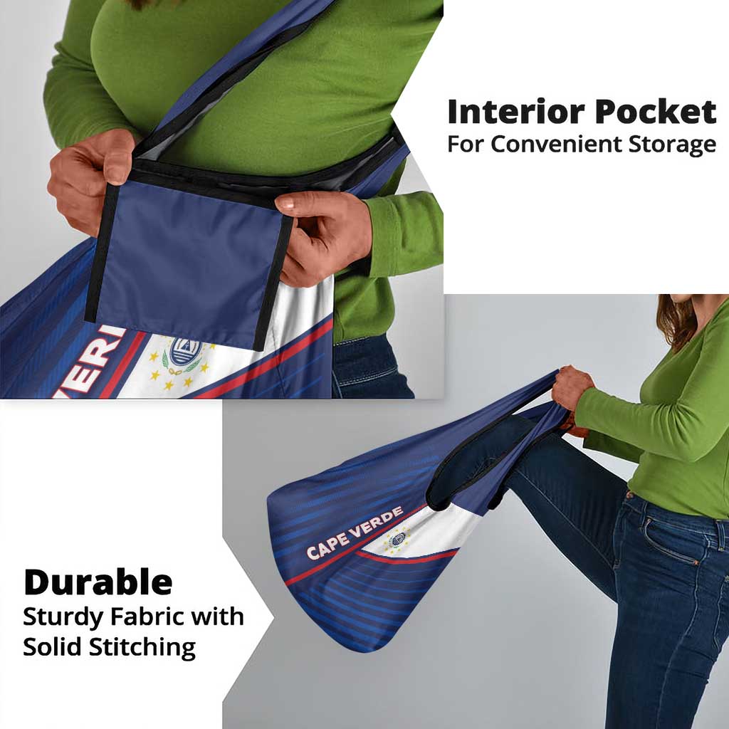 Cape Verde Football Grocery Bag Unique Style - African Pride
