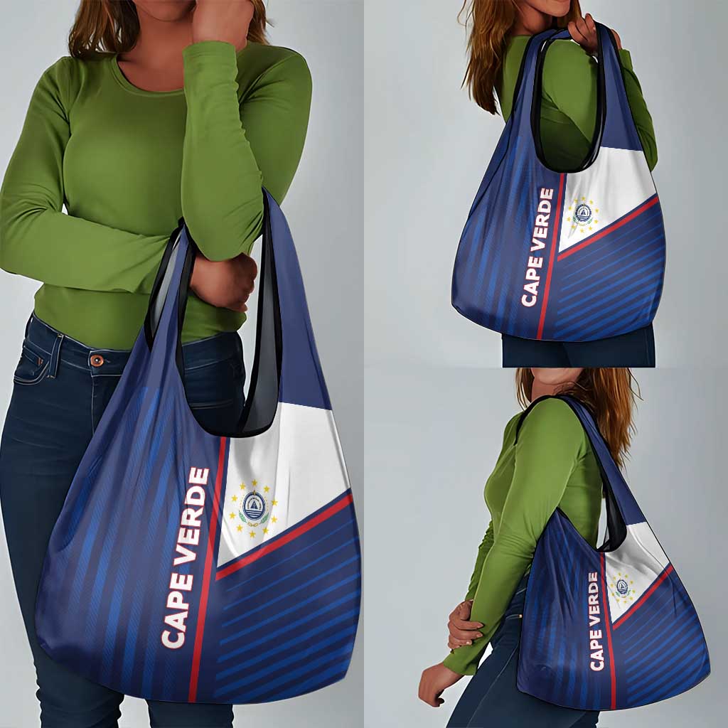 Cape Verde Football Grocery Bag Unique Style - African Pride