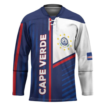 Custom Cape Verde Football Hockey Jersey Unique Style