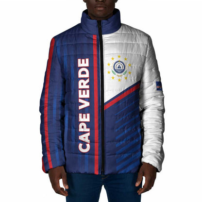 Custom Cape Verde Football Padded Jacket Unique Style