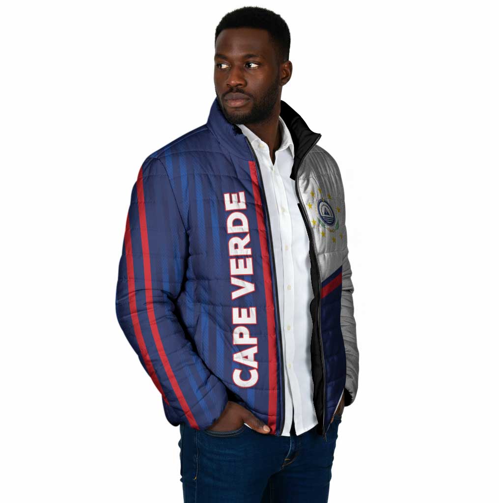 Custom Cape Verde Football Padded Jacket Unique Style