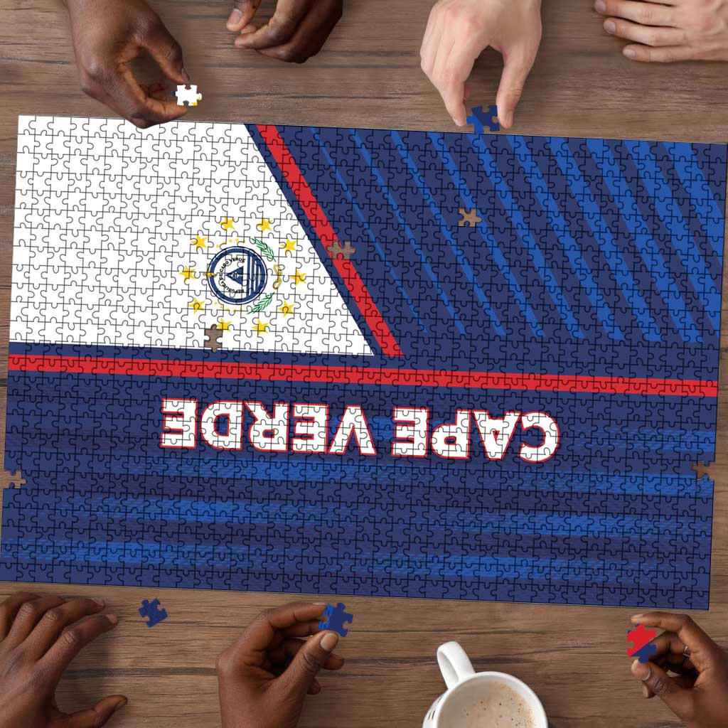 Cape Verde Football Puzzle Unique Style