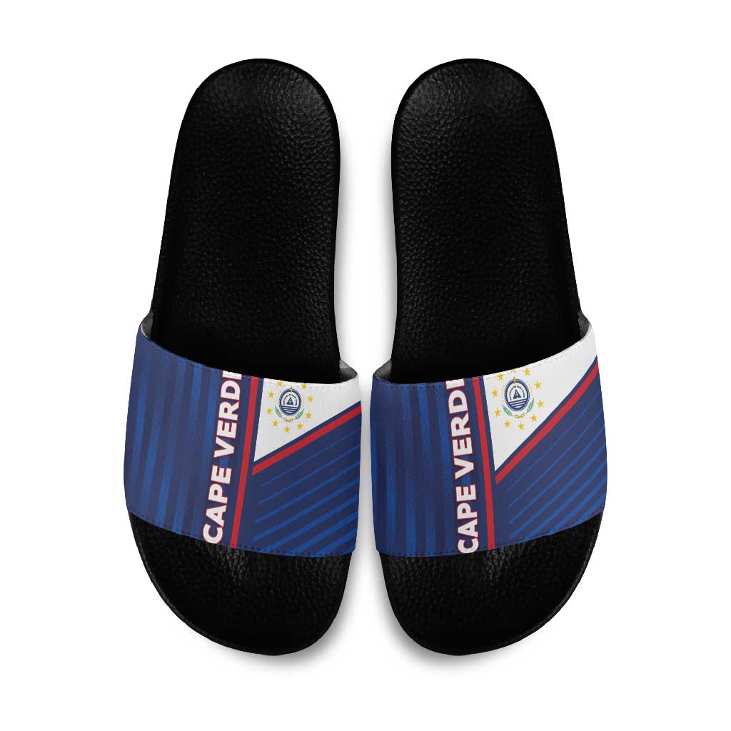 Cape Verde Football Slide Sandals Unique Style