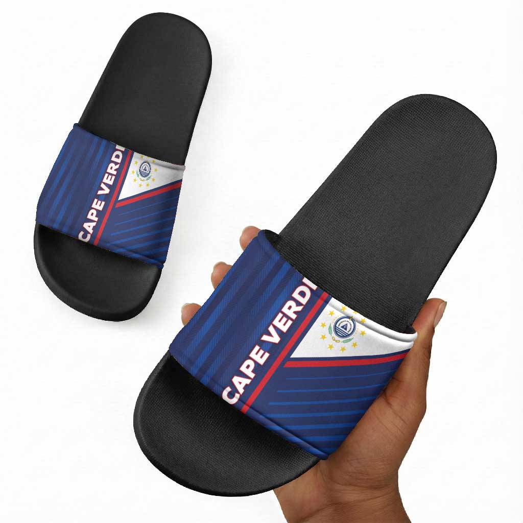 Cape Verde Football Slide Sandals Unique Style
