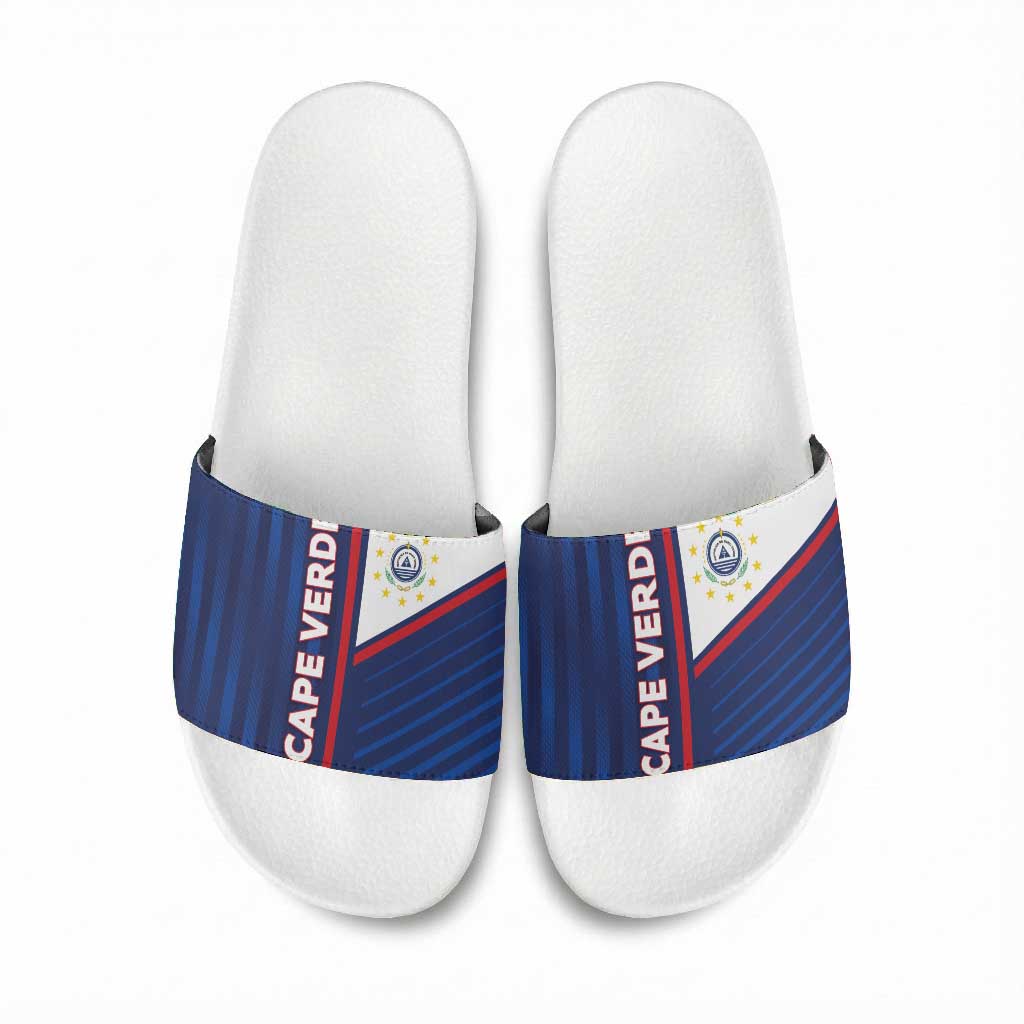 Cape Verde Football Slide Sandals Unique Style