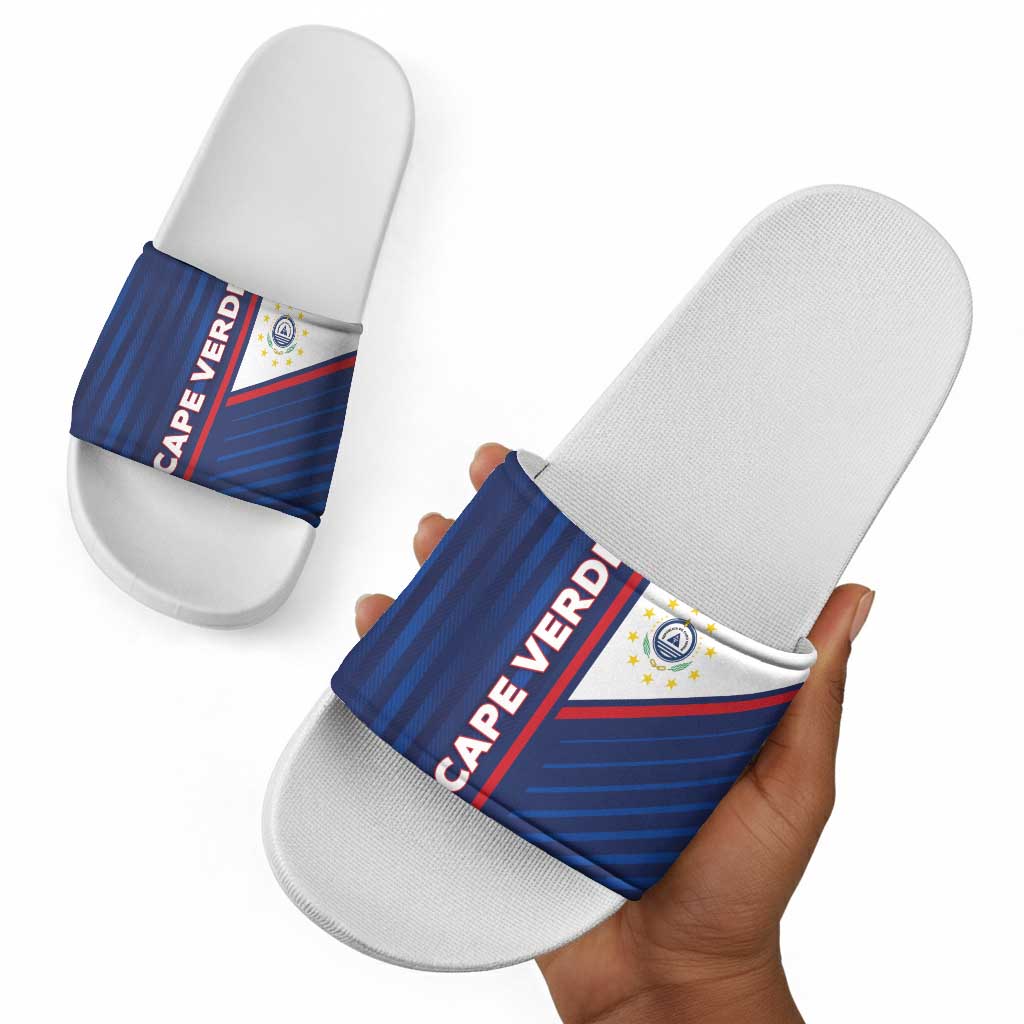 Cape Verde Football Slide Sandals Unique Style