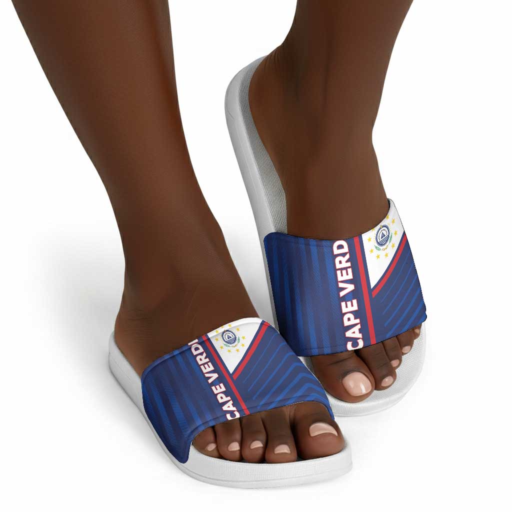 Cape Verde Football Slide Sandals Unique Style