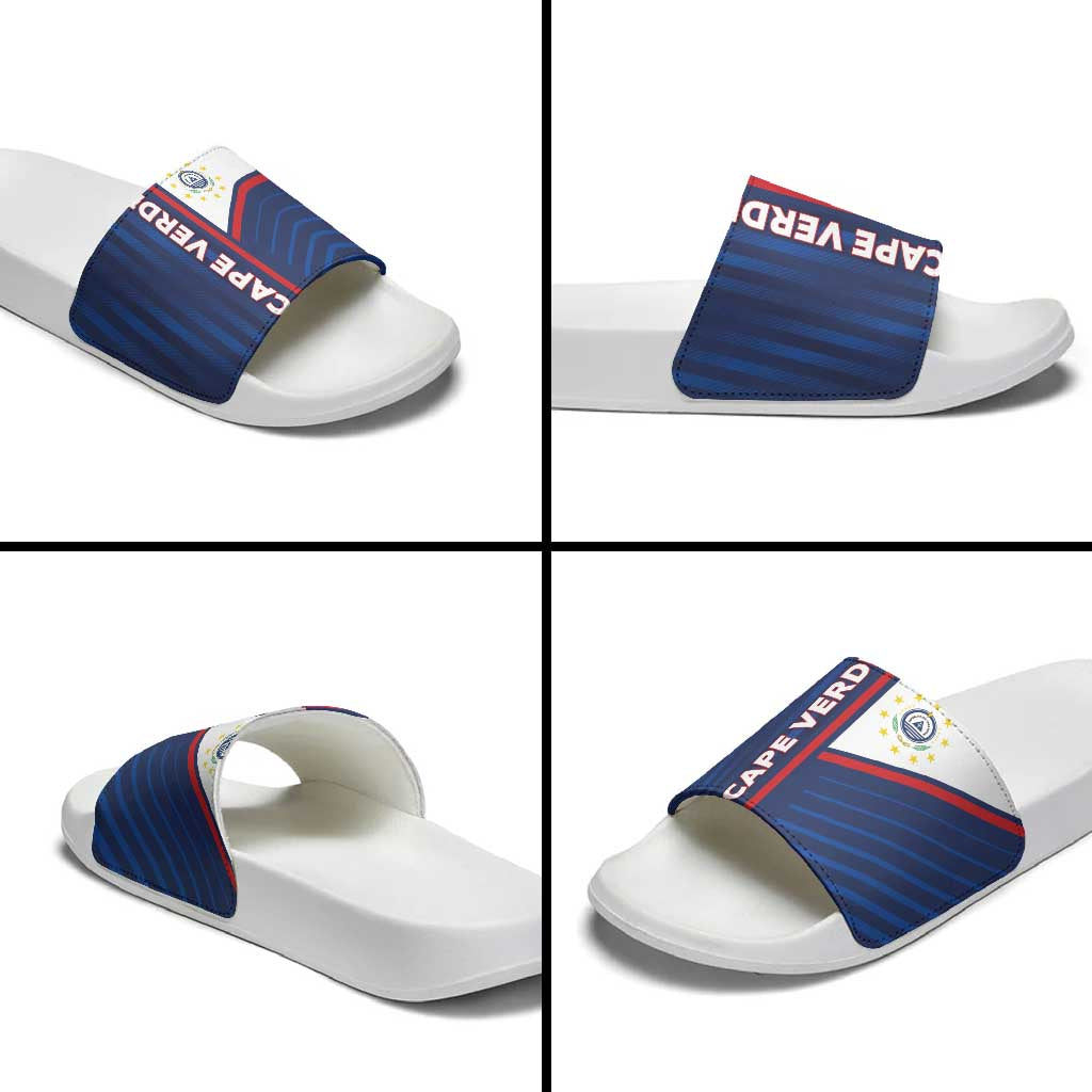 Cape Verde Football Slide Sandals Unique Style