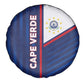Cape Verde Football Spare Tire Cover Unique Style - African Pride