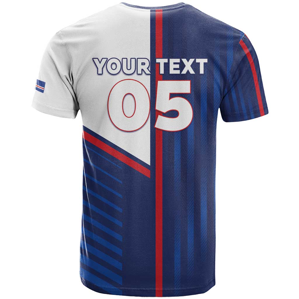 Custom Cape Verde Football T shirt Unique Style - African Pride