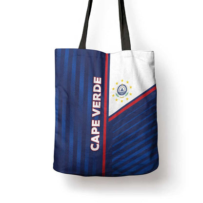 Cape Verde Football Tote Bag Unique Style
