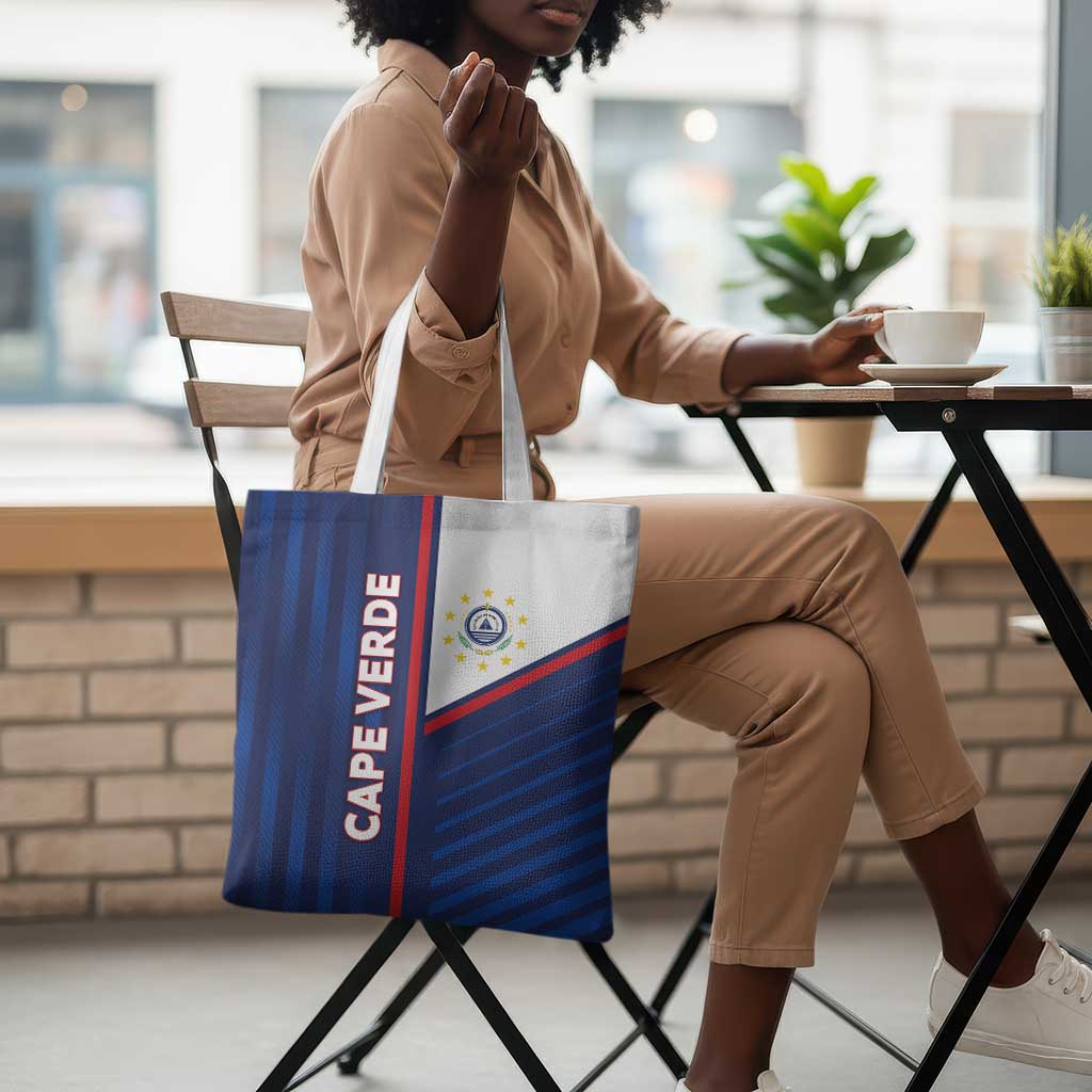 Cape Verde Football Tote Bag Unique Style