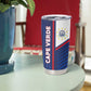 Custom Cape Verde Football Tumbler Cup Unique Style - African Pride