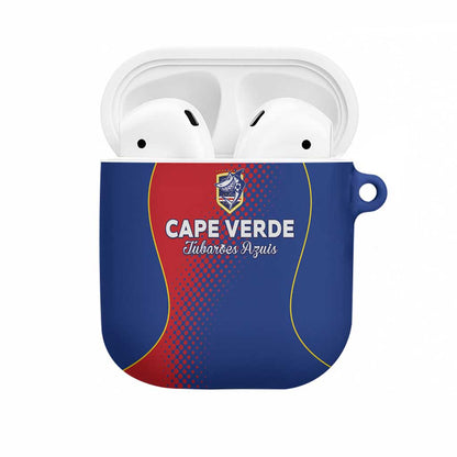 Cape Verde Football AirPods Case Blue Sharks Make History