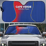 Cape Verde Football Auto Sun Shade Blue Sharks Make History