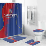 Cape Verde Football Bathroom Set Blue Sharks Make History