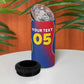Custom Cape Verde Football 4 in 1 Can Cooler Tumbler Blue Sharks Make History - African Pride