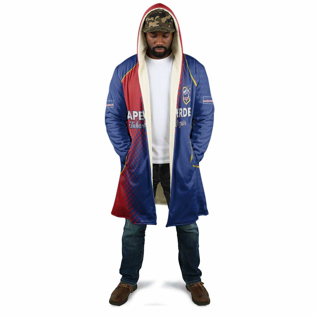Custom Cape Verde Football Cloak Blue Sharks Make History