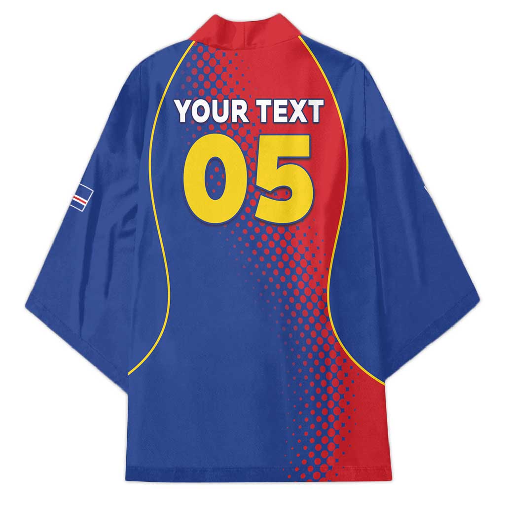 Custom Cape Verde Football Kimono Blue Sharks Make History